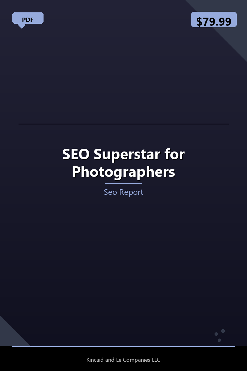 SEO Superstar for Photographers