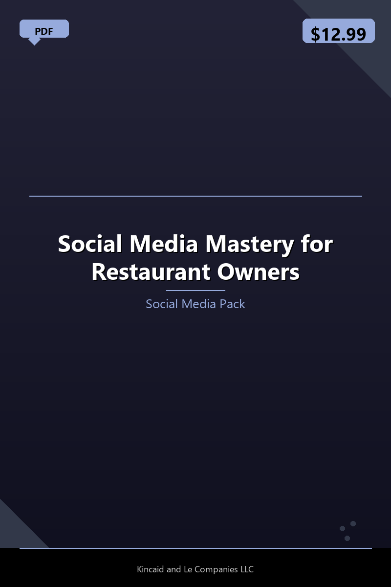 Social Media Mastery for Restaurant Owners