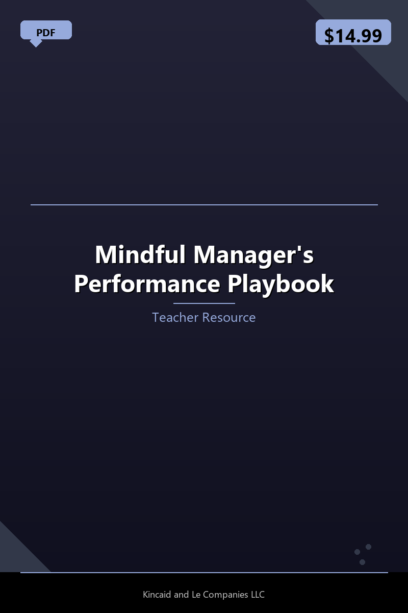 Mindful Manager's Performance Playbook