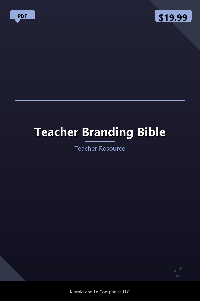 Teacher Branding Bible
