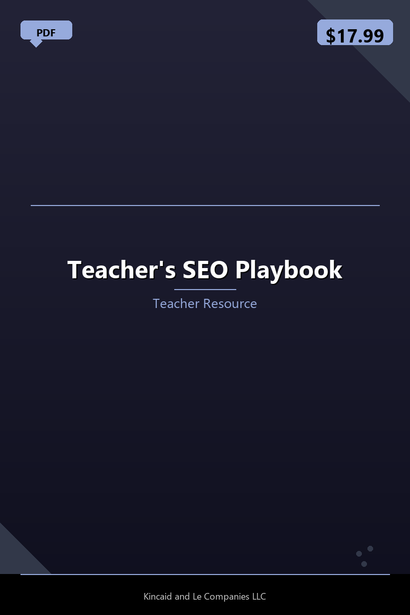 Teacher's SEO Playbook