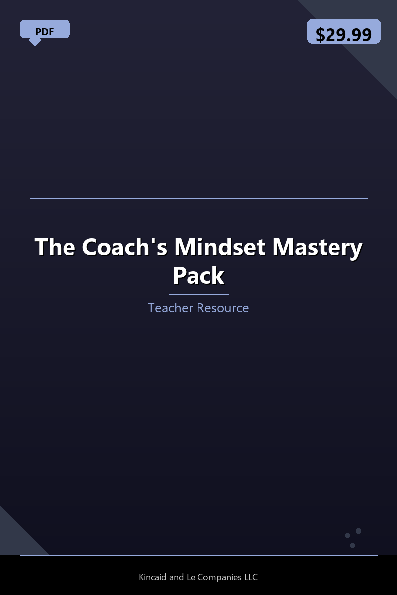 The Coach's Mindset Mastery Pack