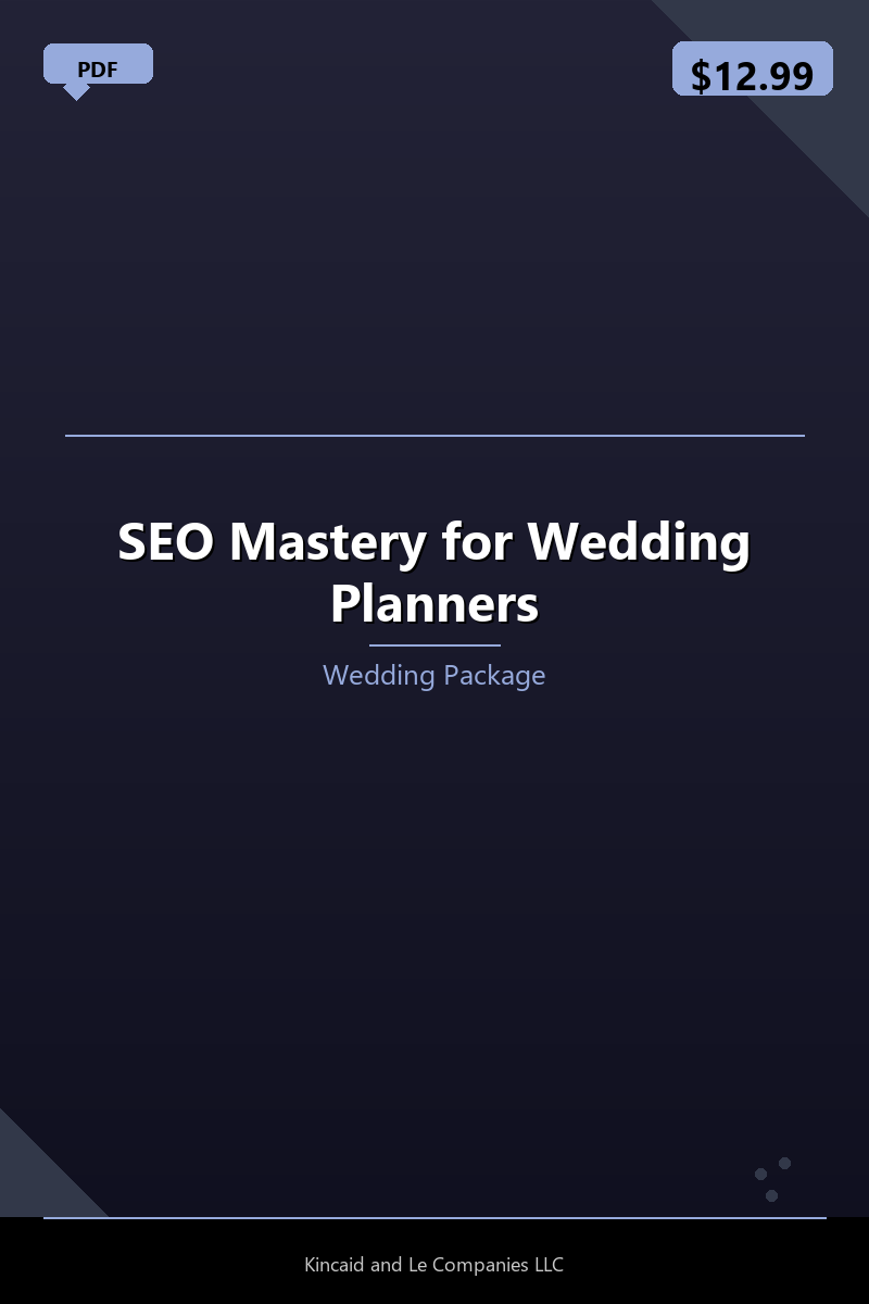SEO Mastery for Wedding Planners