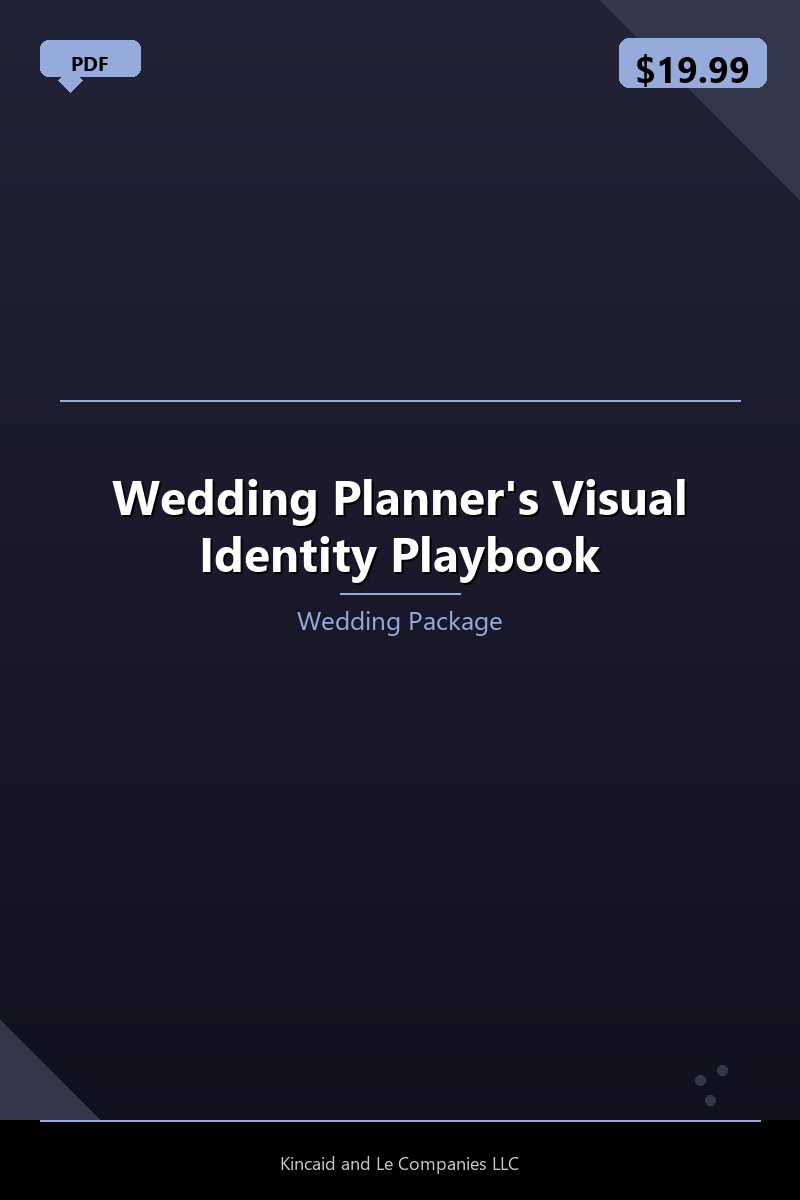 Wedding Planner's Visual Identity Playbook