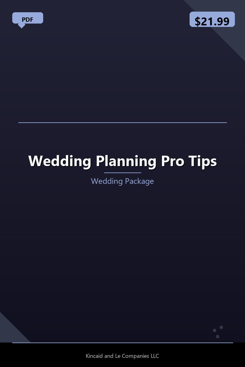 Wedding Planning Pro Tips