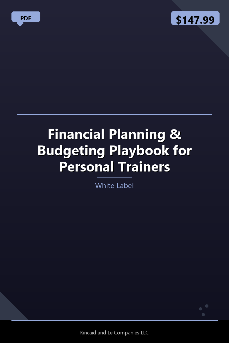 Financial Planning & Budgeting Playbook for Personal Trainers