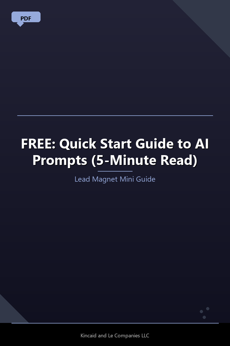 FREE: Quick Start Guide to AI Prompts (5-Minute Read)