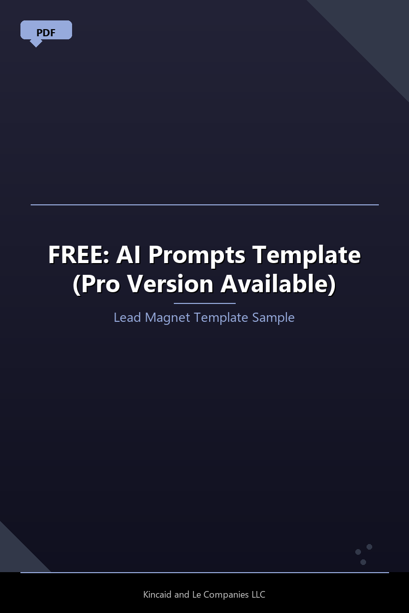 FREE: AI Prompts Template (Pro Version Available)