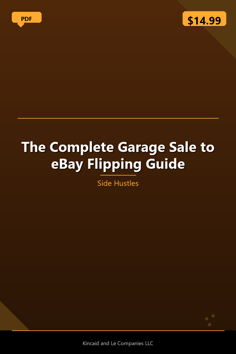 The Complete Garage Sale to eBay Flipping Guide