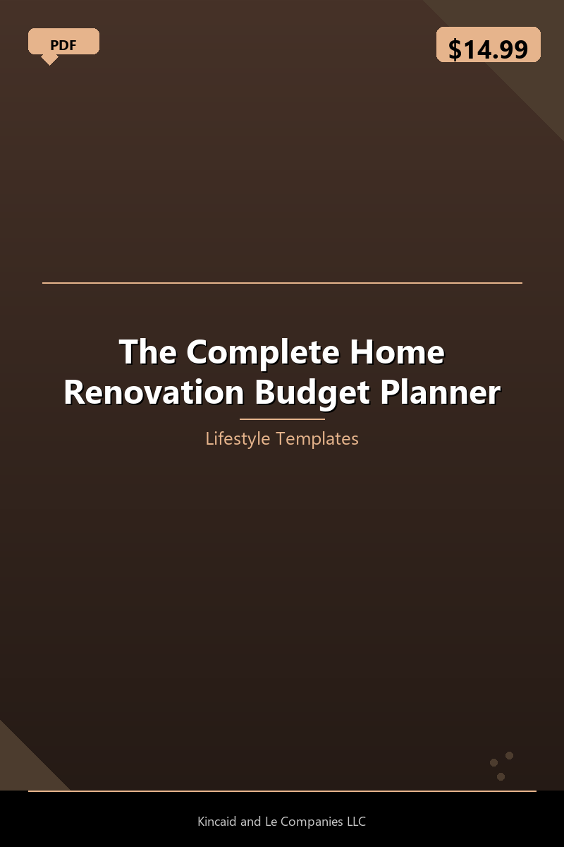 The Complete Home Renovation Budget Planner