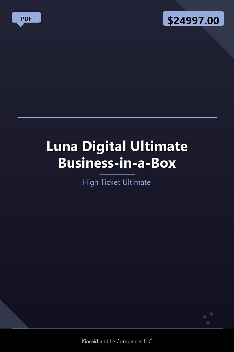 Luna Digital Ultimate Business-in-a-Box