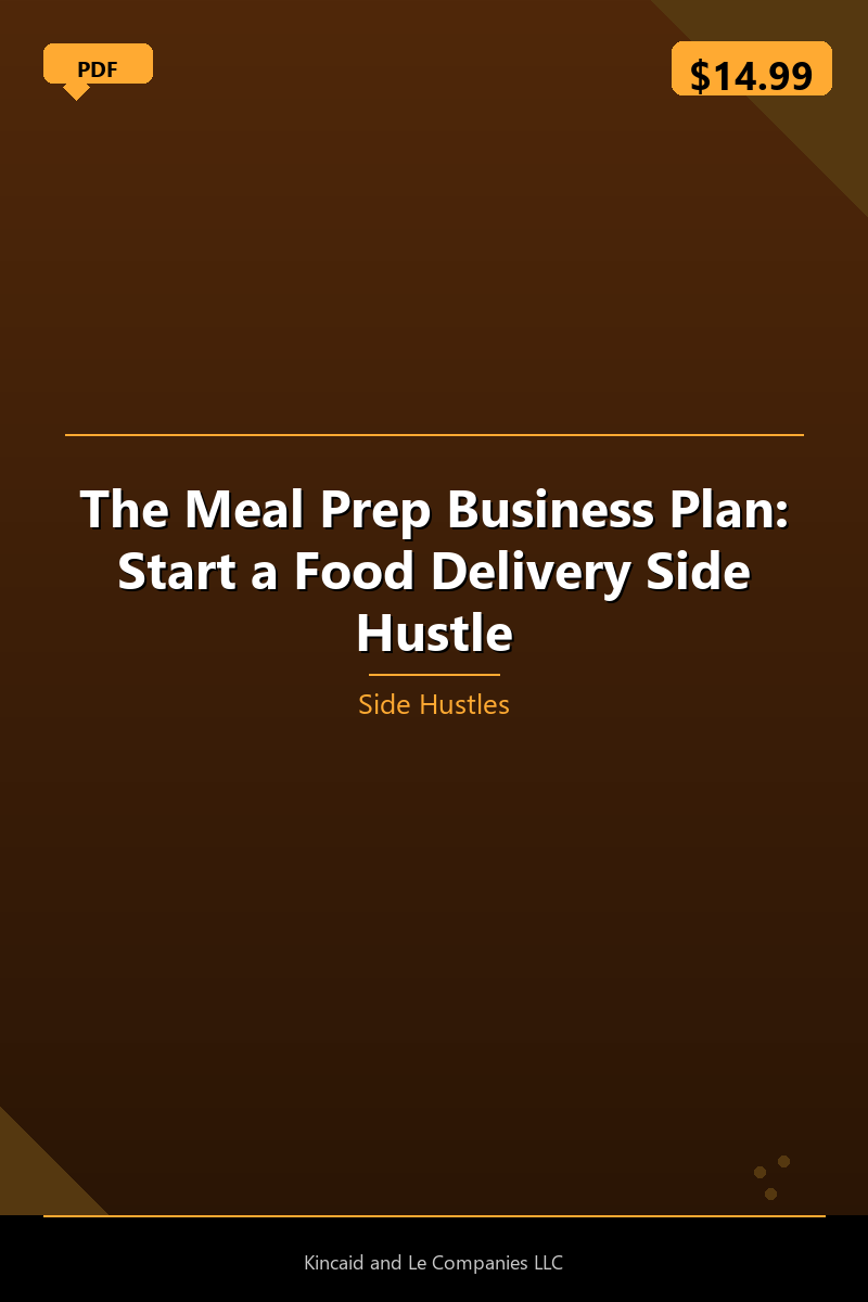 The Meal Prep Business Plan: Start a Food Delivery Side Hustle