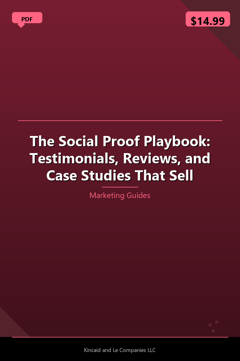 The Social Proof Playbook: Testimonials, Reviews, and Case Studies That Sell