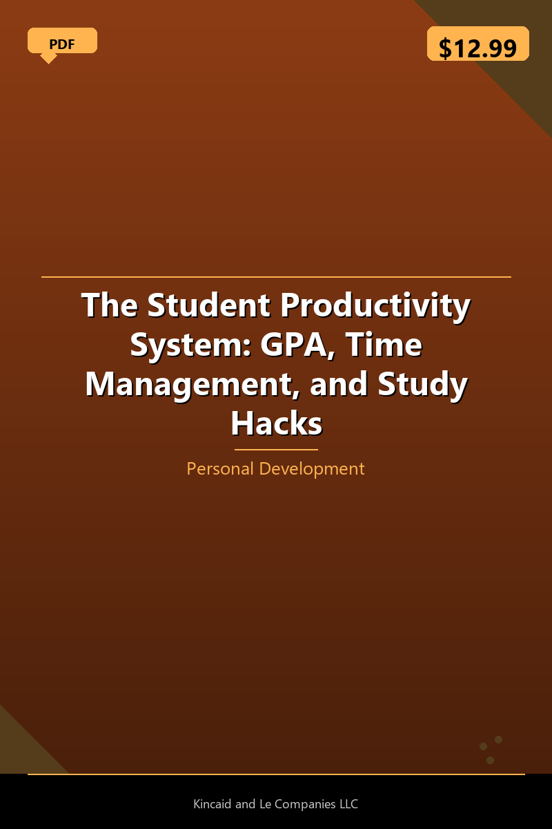 The Student Productivity System: GPA, Time Management, and Study Hacks